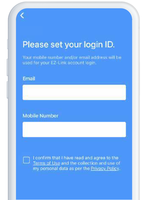 Image showing how to register for an EZ link account