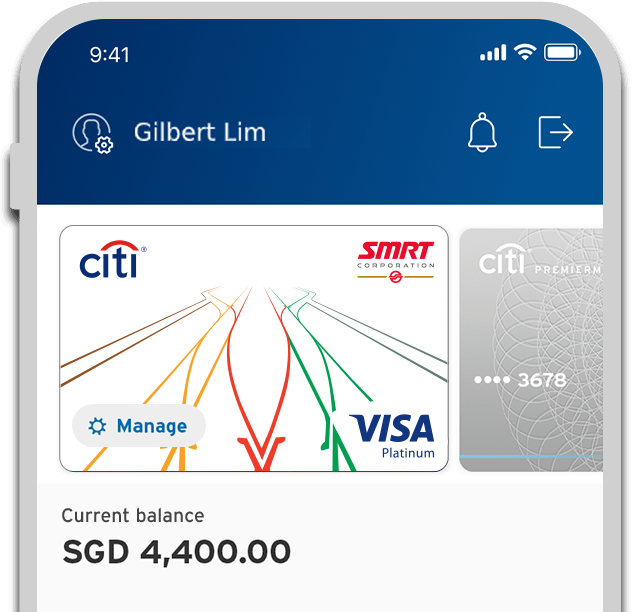 Everything at a glance with Citi SMRT Card