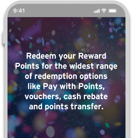 Image showing the Citi Lazada Credit Card feature - Citi ThankYou Rewards to redeem and manage rewards points